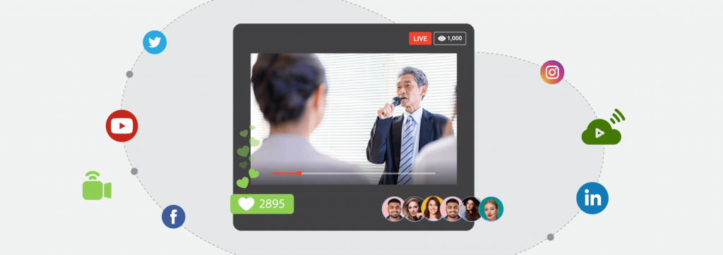 social media live streaming