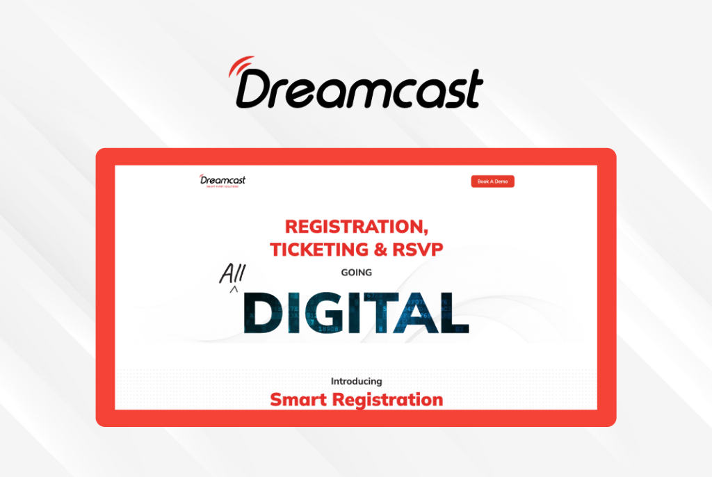 Dreamcast event registration platform