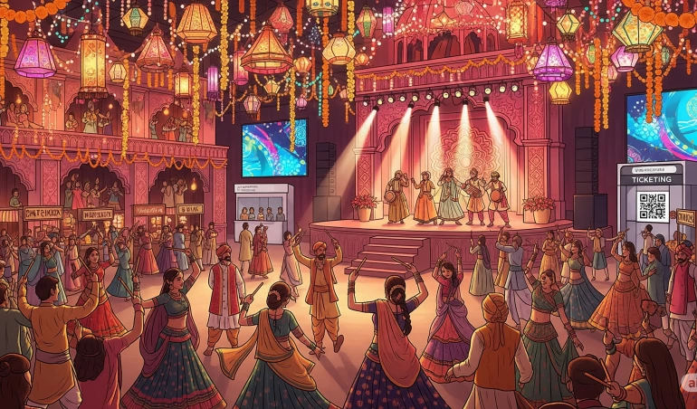 Organize Navratri Event